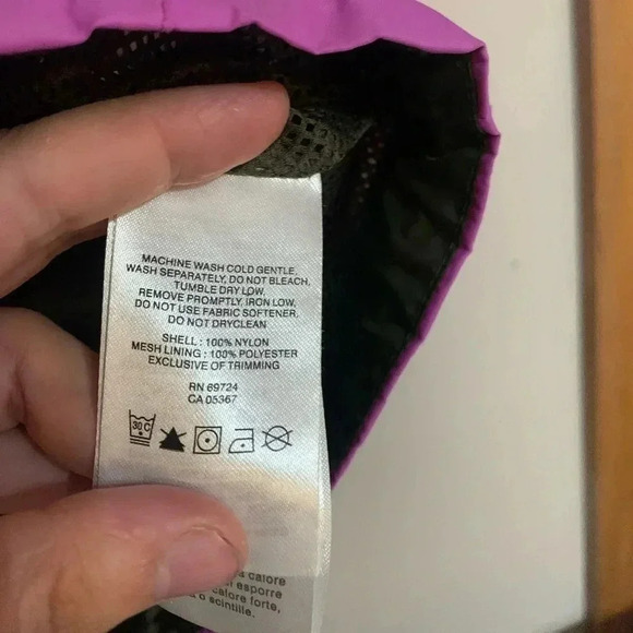 Columbia bright purple rain Omni tech jacket water resistant | size small - Picture 3 of 7